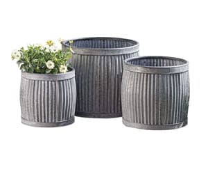 metal containers for planting